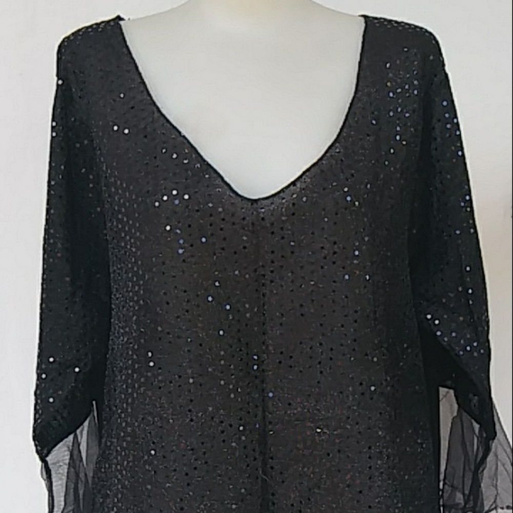 HALLOWEEN VAMPIRE WITCH TOP & PANTS ONE SIZE PLUS